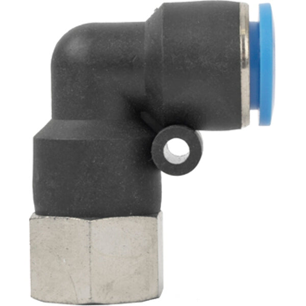 PU Hose Fitting Elbow 12MM-3/8 F - Pneumatic Connector, Elbow Fitting