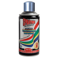 Sprayon Lacquer Spray - Silver Fine Metallic Paint 250ml - Quick Drying Rust Inhibitor