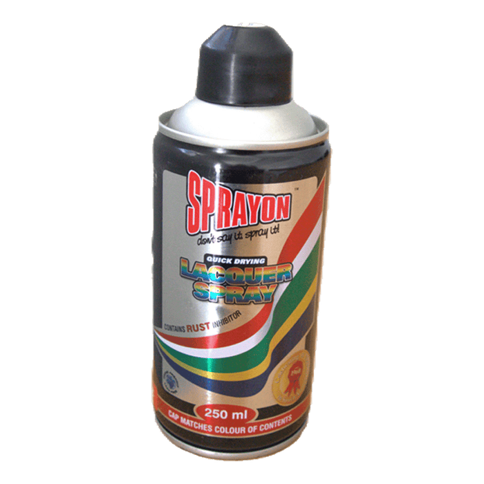 Sprayon Paint Black Satin 250 Ml Spo0130