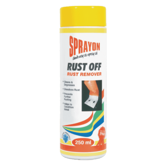 Sprayon Rust Off Rust Remover 250ml - Cleans, Degreases, & Prevents Rust on Metal Surfaces