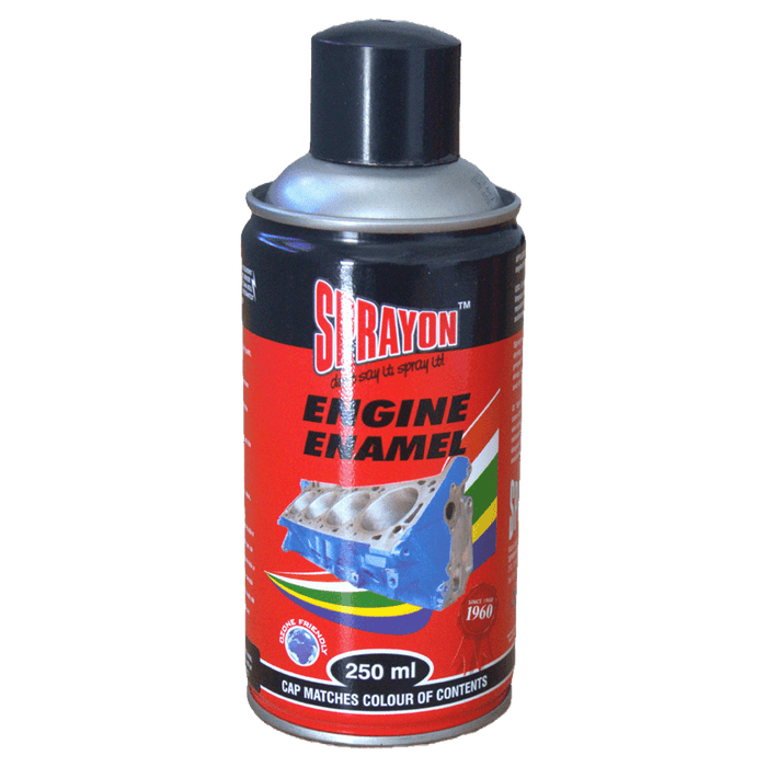 Sprayon Engine Enamel Spray Paint - 250ml Can - High Heat, Durable Automotive Coating