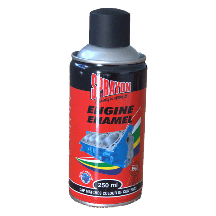 Sprayon Paint Engine Enamel Matt Black Spo1010
