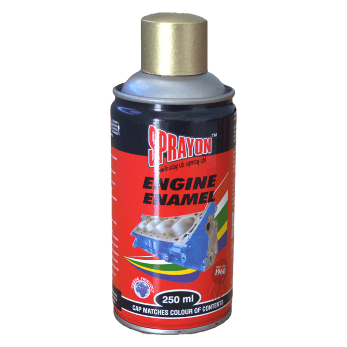 Sprayon Engine Enamel Gold Spray Paint 250ml - Heat Resistant Engine Paint