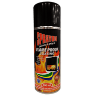 Sprayon Paint Flame Proof Black 390 Ml Spo1100