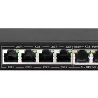 Scoop 6 Port Fast Ethernet 4 PoE 60W Switch