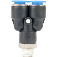 PU Hose Fitting Y Joint 10mm to 1/4