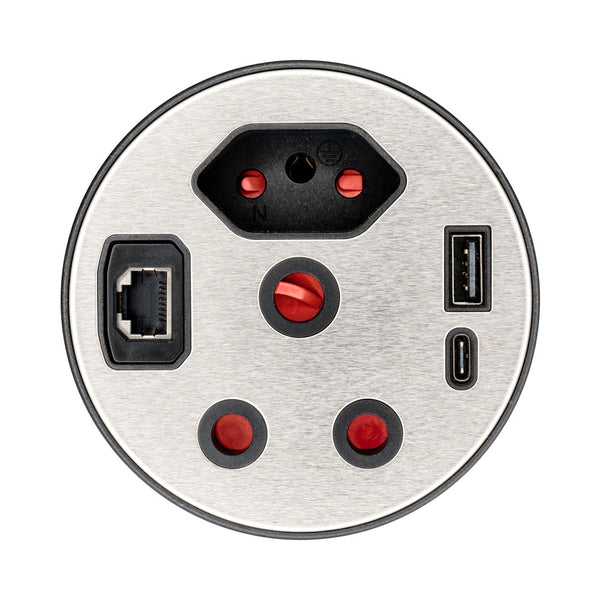80MM ALPHA GROMMET-NEW SA,3PIN,TYPEC,USB,C6,2M(BK) - NET-GROMMET-ALPHA