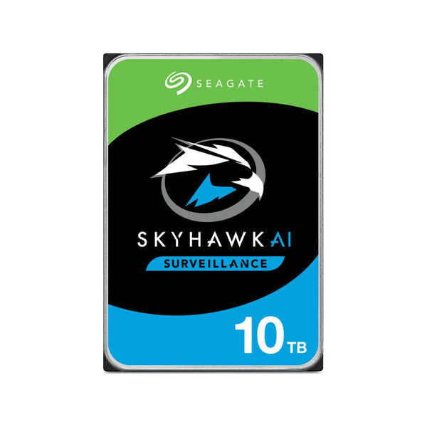 Seagate Skyhawk AI ST10000VE0001 10TB 3.5'' HDD Surveillance Drives/ SATA 6GB/s Interface/ 256MB Cache/ RPM: 7200/ 512e.. - ST10000VE001