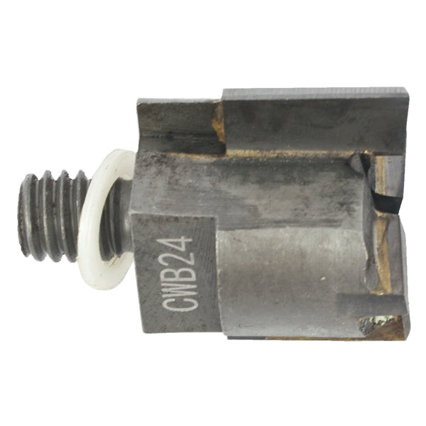 Carbide Tipped Cutter 24mm, Lock Morticer for Wood, Screw Type