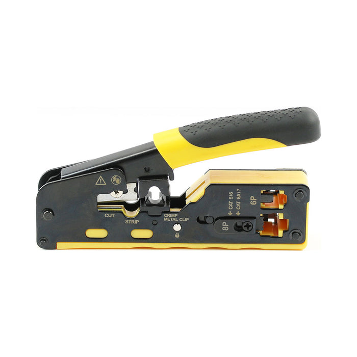 SPROTEK 3 IN 1,CRIMPING TOOL CAT5,6,7 PASS THROUGH - NET-CRIMP-CAT5-6-7