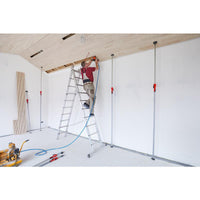 BESSEY Telescopic Drywall Support STE with Pump Grip - Adjustable Construction Tool