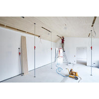 BESSEY Telescopic Drywall Support STE with Pump Grip - Adjustable Construction Tool