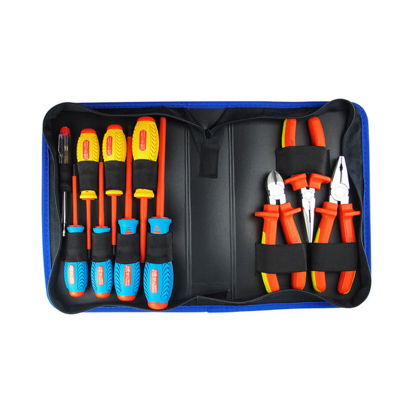 SPROTEK 11-PIECE 1000V  SCREWDRIVER & PLIERS SET - NET-TOOL-11P-9632