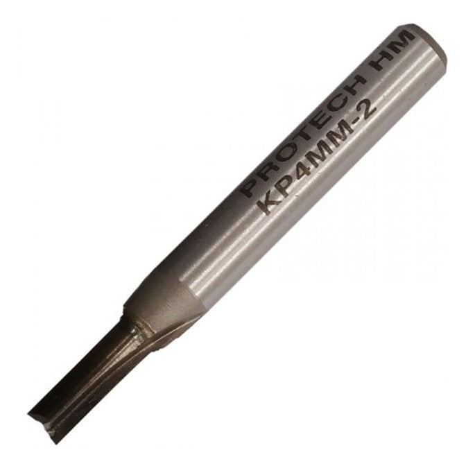STRAIGHTBIT 4MM 2 FLUTE SOLID CARB
