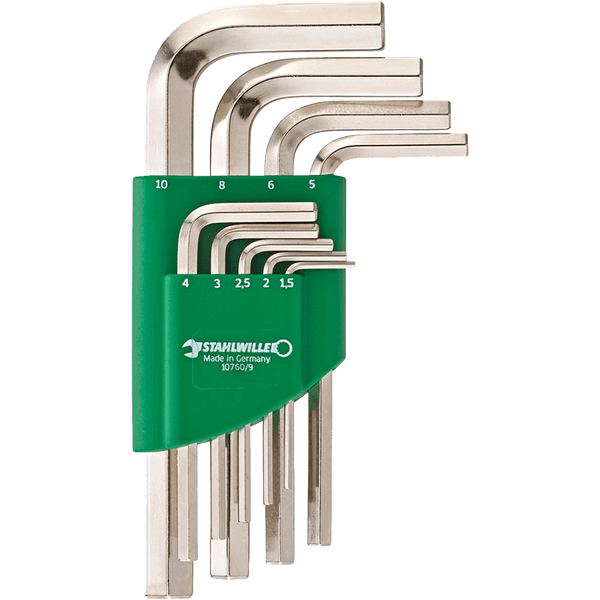 Stahlwille Allenkey Set 10760 Cv/9 Pc Stw96431500