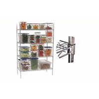 GLOBAL SHELVING UNIT - 1510mm Shelf with Clips - Commercial Kitchen Storage