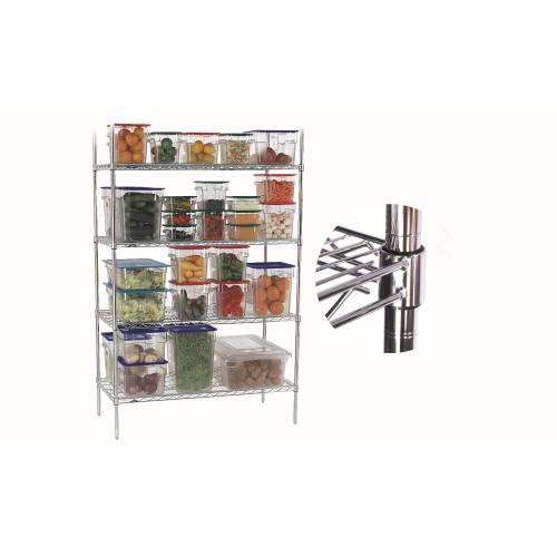 GLOBAL SHELVING UNIT - 1510mm Shelf with Clips - Commercial Kitchen Storage