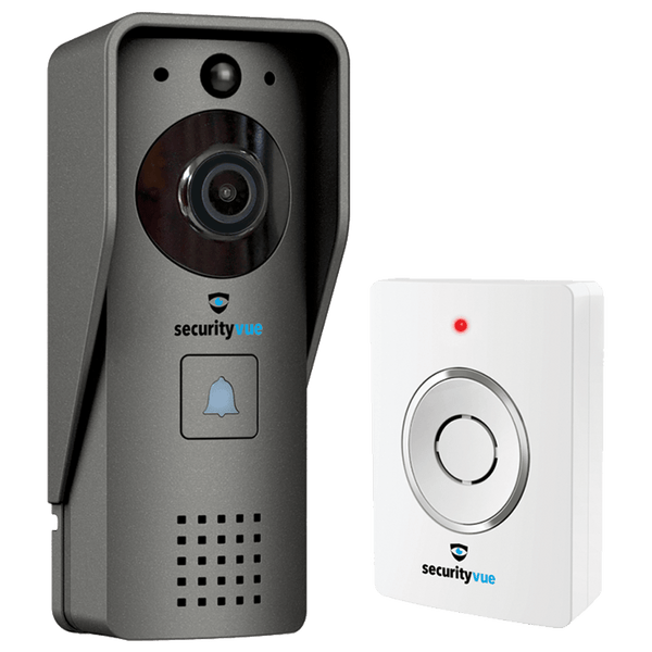 SecurityVue SVSVDP2 Wireless Video Doorbell: Smart Home Security, Motion Detection, and Remote Access.