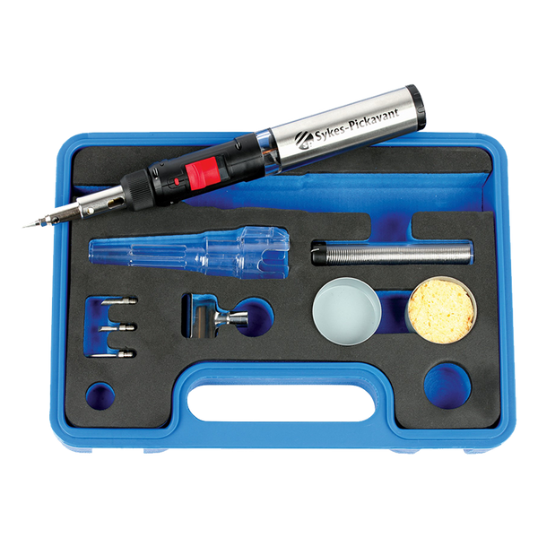 Sykes Soldering Iron Butane Kit 9 Pc Syk680005