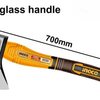 INGCO Garden Axe 800G with Fiberglass Handle - HAX081800. Perfect for Gardening and Outdoor Use. 700mm Length Shown.