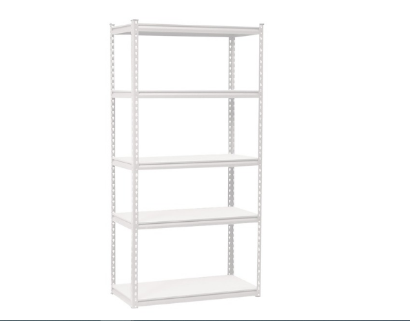 WILDBERRY Metal Shelf - 5 Tier White Storage Rack - ADIY3903