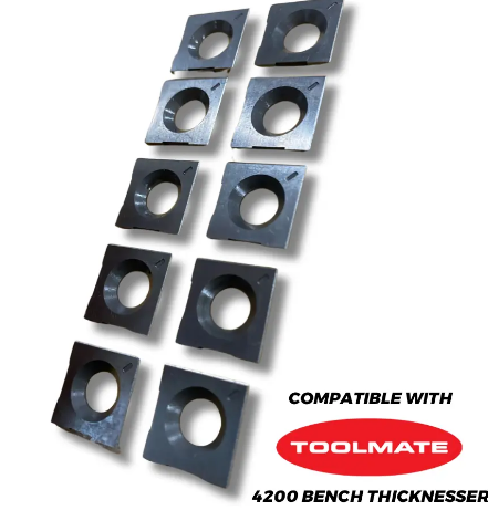 Tungsten Carbide Cutter Blocks for Thicknessers (10pk) - 03140200HBLADET