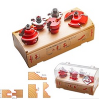 5-pcs Cabinet Router Bit Set (1/2
