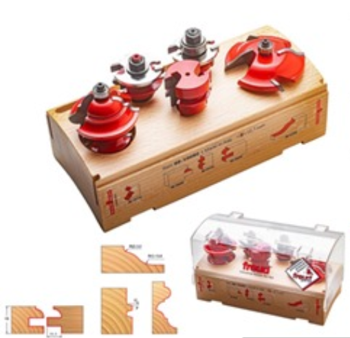 5-pcs Cabinet Router Bit Set (1/2" Shank) - F03FR02360 - 95-10050P