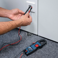 BOSCH PROFESSIONAL GMC 600-15 Current Clamp Meter Electrical Tester with Accessories