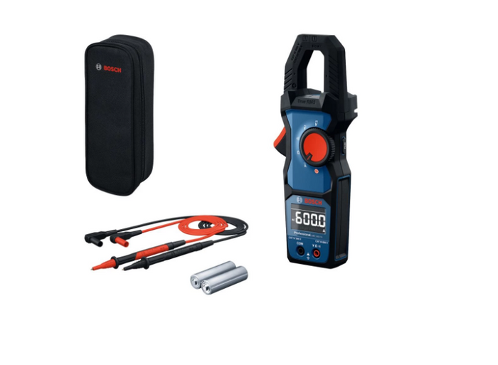 BOSCH PROFESSIONAL GMC 600-15 Current Clamp Meter Electrical Tester with Accessories