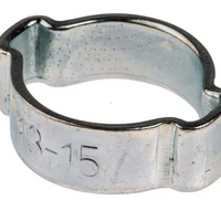 13-15mm TWO EAR STYLE ZINC PLATEDO-CLIPS - MTL6627100K