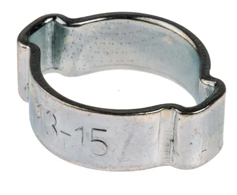13-15mm TWO EAR STYLE ZINC PLATEDO-CLIPS - MTL6627100K
