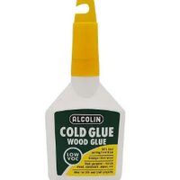 ALCOLIN Cold Wood Glue 125ML - Strong, Low VOC Adhesive for Wood Projects