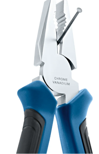 BOSCH Universal Pliers 1600A01TH7 cutting a nail: Chrome Vanadium Steel, Professional Tool, Cutting Tool