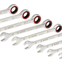 Bosch Ratchet Spanner Set 10 pc Professional - 1600A02AU0