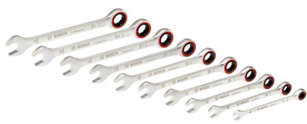 Bosch - 10 pcs Spanner Set - 1600A02AU0