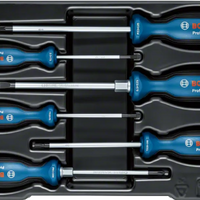 Bosch Screwdriver Set 6pc SL/PH/PZ/TX Professional - 1600A02CV3