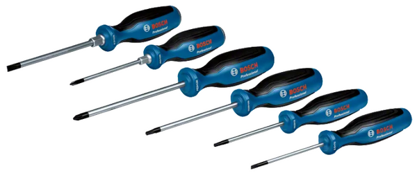Bosch - 6 pcs Screwdriver Set - 1600A02CV3