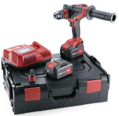 Flex Cordless Drywall Screwdriver 18V with screw magazine attachment 466824 - DW 45 18.0-EC M/2.5 Set