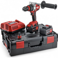 FLEX / 2 Speed Brushless Impact Drill Driver Set 18.0V, includes 2x5.0Ah Batteries in Carry Case / PD 2G 18.0-EC/5.0 SET