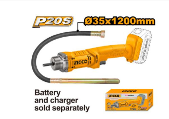 Ingco| 20V Cordless Concrete Vibrator Kit CCVLI202301 - CCVLI202301