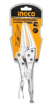 INGCO Long Nose Locking Pliers 9 inch HLNP0209 - Professional Grade Tool