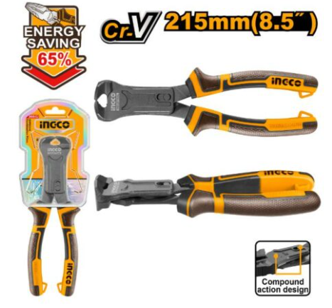 INGCO Compound End Cutter Plier 215mm HCECP58200 Cr-V, Energy Saving - Buy Now!