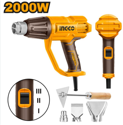 INGCO HEAT GUN 2000W 550C - HG200078