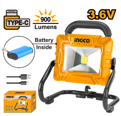 INGCO 3.6V WORK LAMP 900 LUMENS - HRLF4415