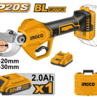 INGCO 20V Cordless Garden Shear (30mm) CSSLI203083. Battery Powered Pruning Shears.
