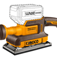 Ingco | 20V Brushless Finishing Sander with 5 Sanding Sheets - CFSLI2031