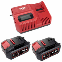 Flex Intelligent Rapid 10.8/18.0V and two 5.0Ah Li battery packs 532739 P-Set 55 R
