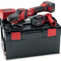 Flex Rotary Polisher Set, brushless, 2 x 5.0Ah battery,i-charger, in CC 447153 PE 150 18.0-EC SET