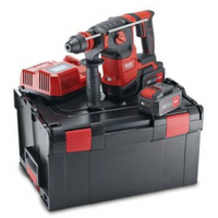 Flex SDS+ Rotarty Hammer Set, 2 x 5.0Ah battery, i-charger, in CC 461768 - CHE 18.0-EC/5.0 Set